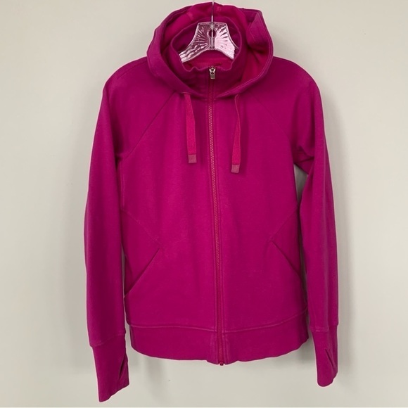 Athleta Fuchsia Pink Hoodie Size S - Picture 1 of 8